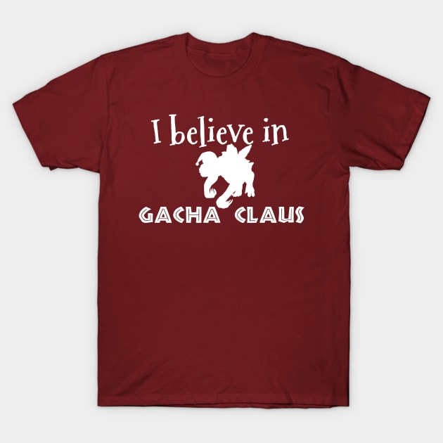 Ark Survival Evolved- I Believe in Gacha Claus T-Shirt by Cactus Sands